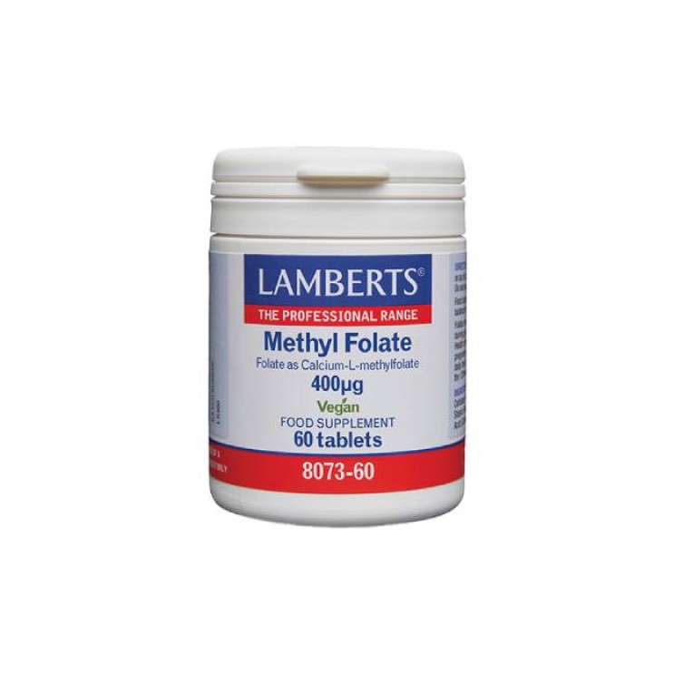 Lamberts Methyl Folate 400μg 60tabs |  Συμπλήρωμα Διατροφής με Φολικό Οξύ