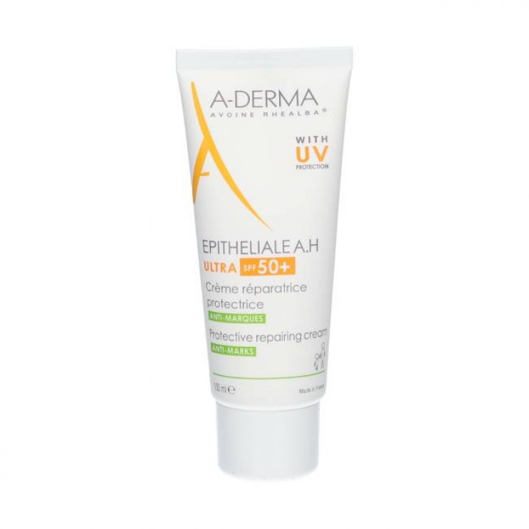 A-Derma Epitheliale A.H Ultra SPF50+ 100ml | Προστατευτική Επανορθωτική Κρέμα κατά των Σημαδιών με SPF50+