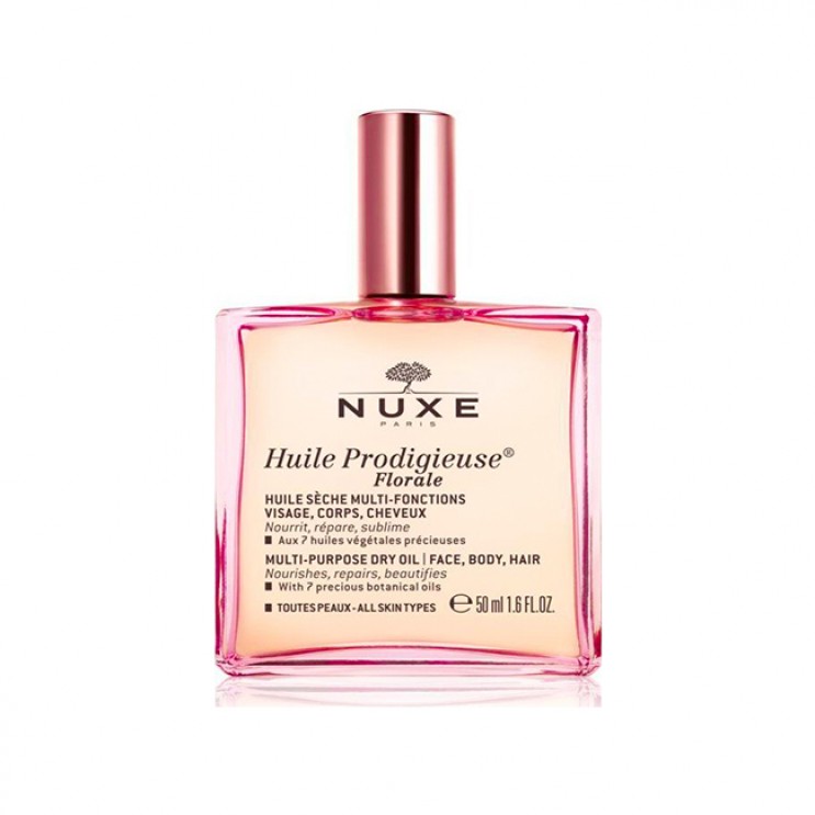 Nuxe Huile Prodigieuse Florale Multi-purpose Dry Oil 50ml | Ξηρό λάδι για Πρόσωπο-Σώμα-Μαλλιά με Λουλουδένιο Άρωμα  ΦΡΟΝΤΙΔΑ ΠΡΟΣΩΠΟΥ