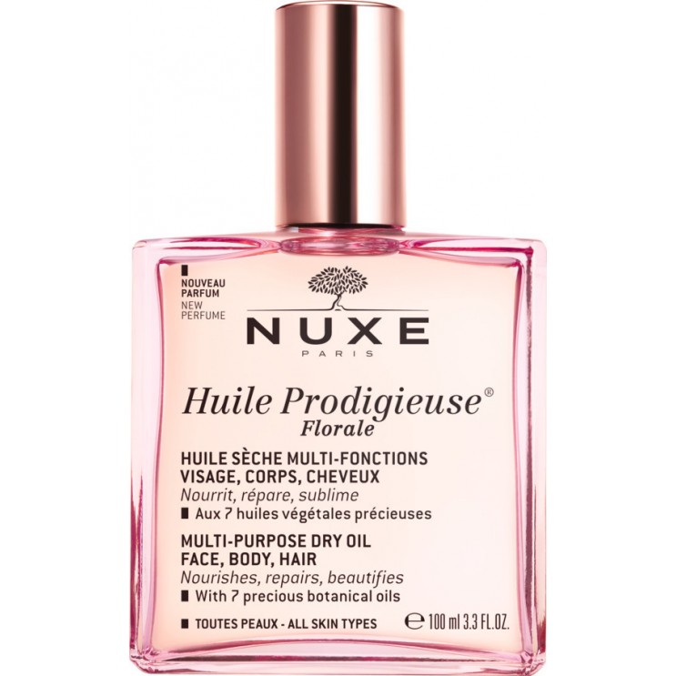 Nuxe Huile Prodigieuse Florale Multi-purpose Dry Oil 100ml | Ξηρό Λάδι για Πρόσωπο-Σώμα-Μαλλιά με Λουλουδένιο Άρωμα  ΦΡΟΝΤΙΔΑ ΠΡΟΣΩΠΟΥ