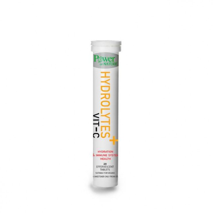 Power Health Hydrolytes + Vit-C 20eff,tabs | Συμπλήρωμα διατροφής με Ηλεκτρολύτες και Βιταμίνη C 1000mg 