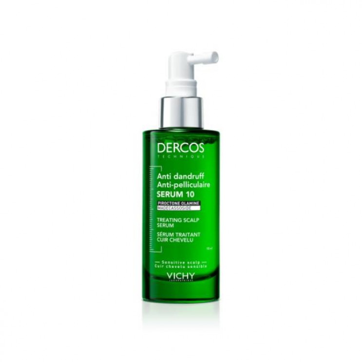 Vichy Dercos Anti - Dandruff Serum 10 90ml | Στοχευμένη Αγωγή Μαλλιών για Δράση στα 10 Συμπώματα της Πιτυρίδας