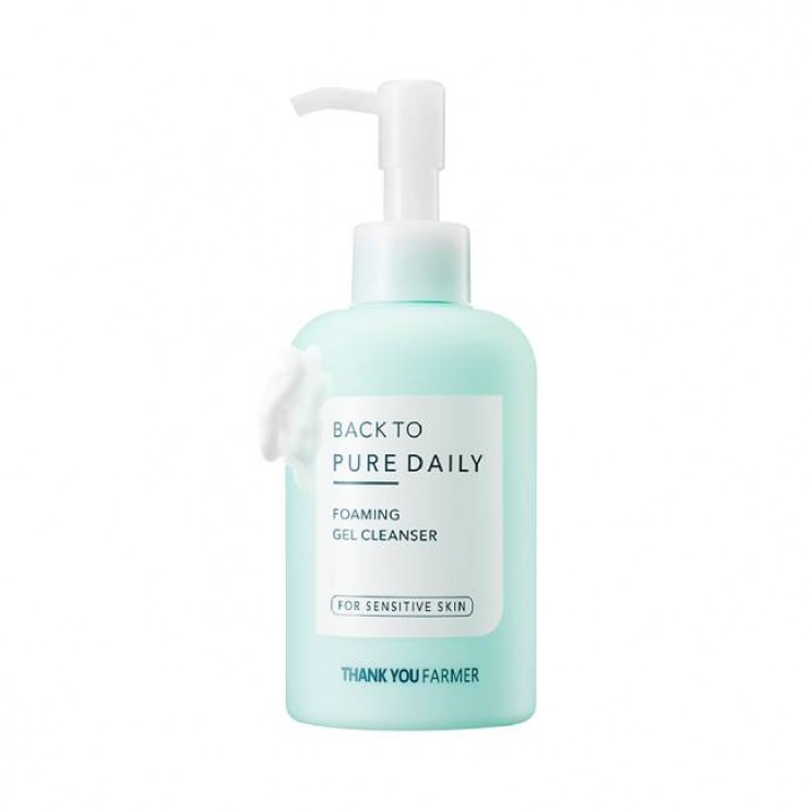 Thank You Farmer  Back to Pure Daily Foaming Gel Cleanser 200ml | Aφρώδες Τζέλ Καθαρισμού