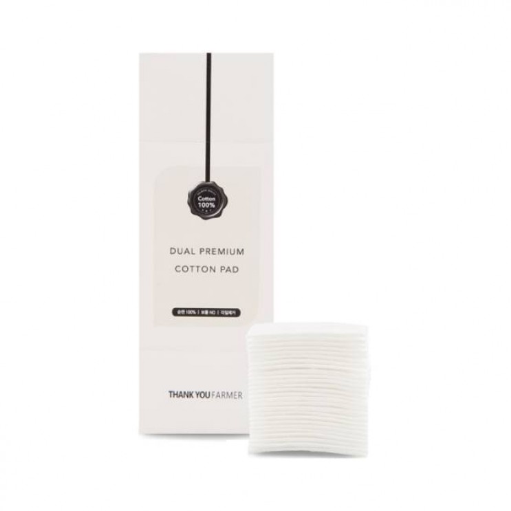 Thank You Farmer Dual Premium Cotton Pad 80pc | Βαμβάκι Ντεμακιγιάζ Διπλής Όψης