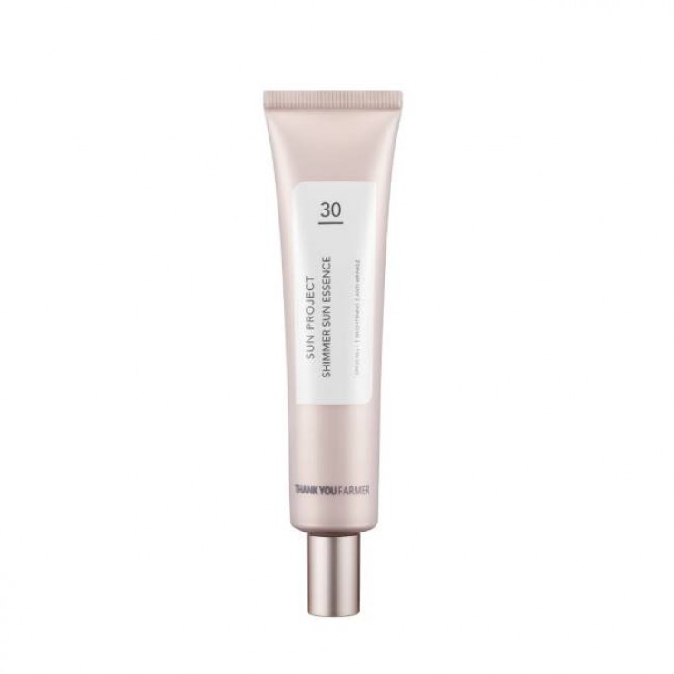 Thank You Farmer Sun Project Shimmer Sun Essence SPF30 PA++ 40ml | Ενυδατικό Αντιηλιακό Προσώπου με Λάμψη