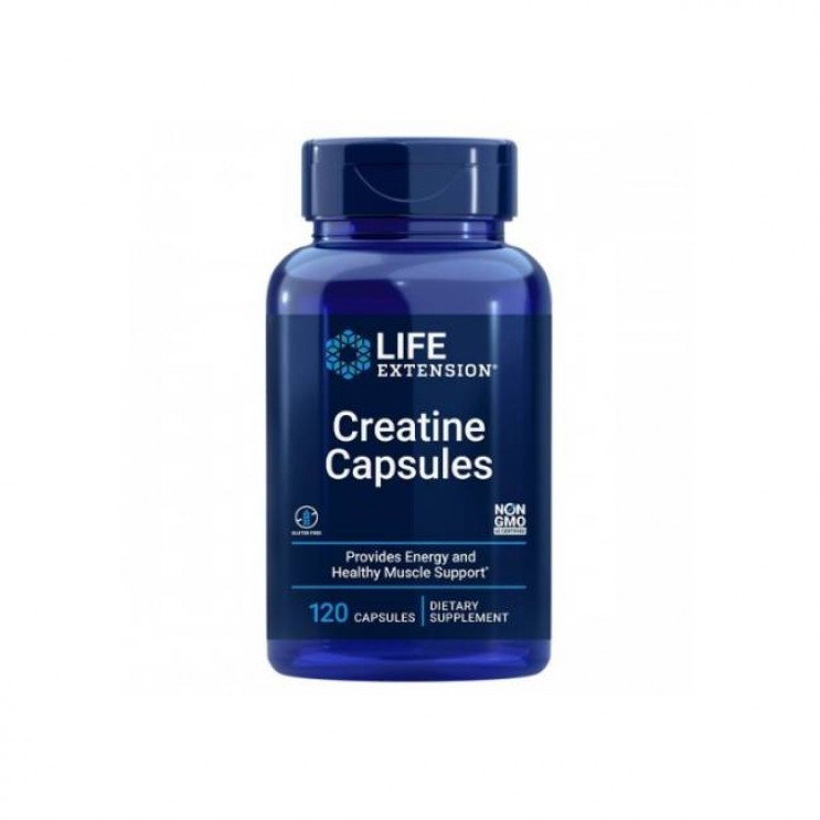 Life Extension Creatine 500mg 120caps | Συμπλήρωμα Διατροφής Κρεατίνης