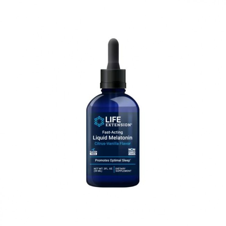 Life Extension Fast-Acting Liquid Melatonin 59ml | Συμπλήρωμα Διατροφής  Μελατονίνης για τον Ύπνο