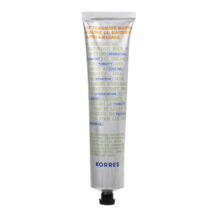 Korres Athenian Grooming After-Shave Barber's Comfort Balm 125ml | Αναζωογονητικό Balm Προσώπου για Μετά το Ξύρισμα