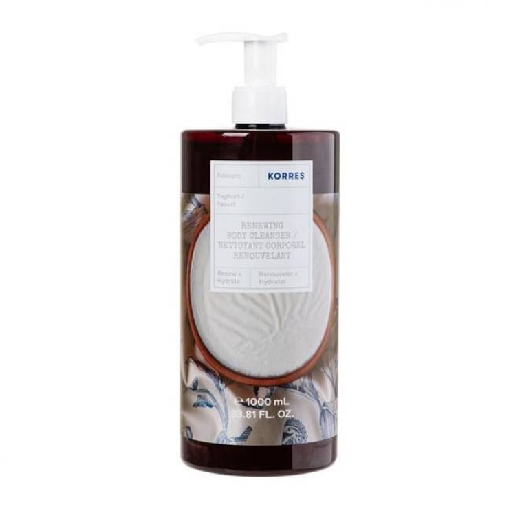 Korres Body Cleanser Yoghurt 1lt | Αφρόλουτρο με Άρωμα Γιαούρτι   ΦΡΟΝΤΙΔΑ ΓΙΑ ΤΟ ΣΩΜΑ