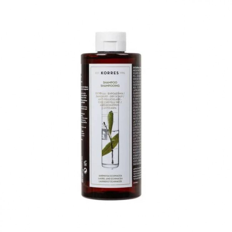 Korres Shampoo Laurel & Echinachea 400ml | Σαμπουάν Δάφνη & Echinacea για Πιτυρίδα & Ξηροδερμία   ΦΡΟΝΤΙΔΑ ΜΑΛΛΙΩΝ