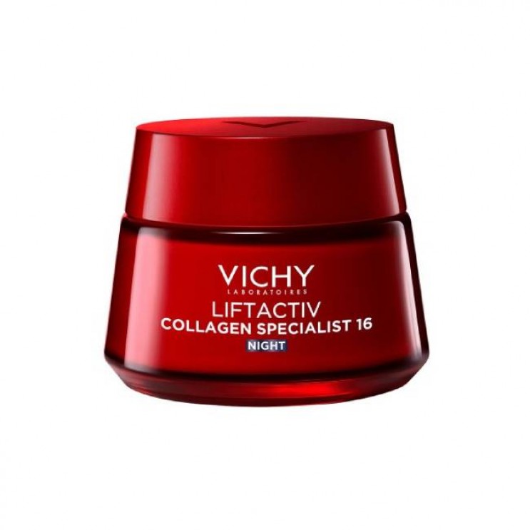Vichy Liftactiv Collagen Specialist 16 Night Cream 50ml | Κρέμα Νύχτας, Ενισχύει το Κολλαγόνο και Διορθώνει 16 Σημάδια Γήρανσης ΦΡΟΝΤΙΔΑ ΠΡΟΣΩΠΟΥ