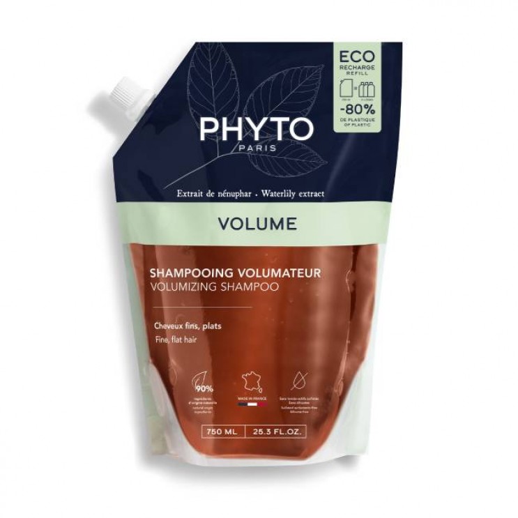 Phyto Phyto Volume Rech Shampoo 750ml | Ανταλλακτικό Σαμπουάν για Όγκο για Λεπτά και Άτονα Μαλλιά ΦΡΟΝΤΙΔΑ ΜΑΛΛΙΩΝ