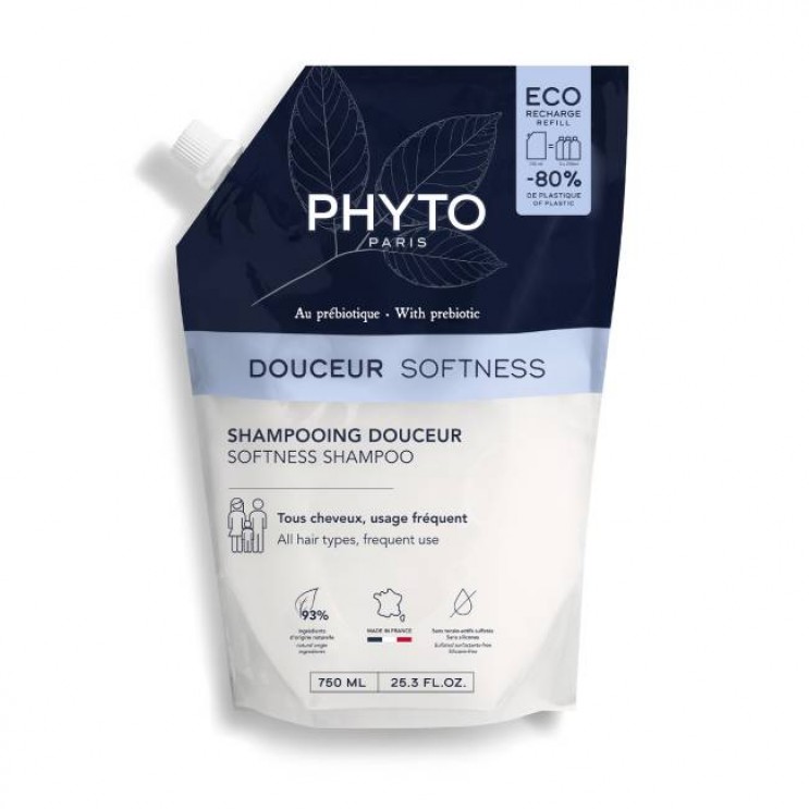 Phyto Phyto Douceur Rech Shampoo 750ml | Ανταλλακτικό Σαμπουάν για Όλους τους Τύπους Μαλλιών