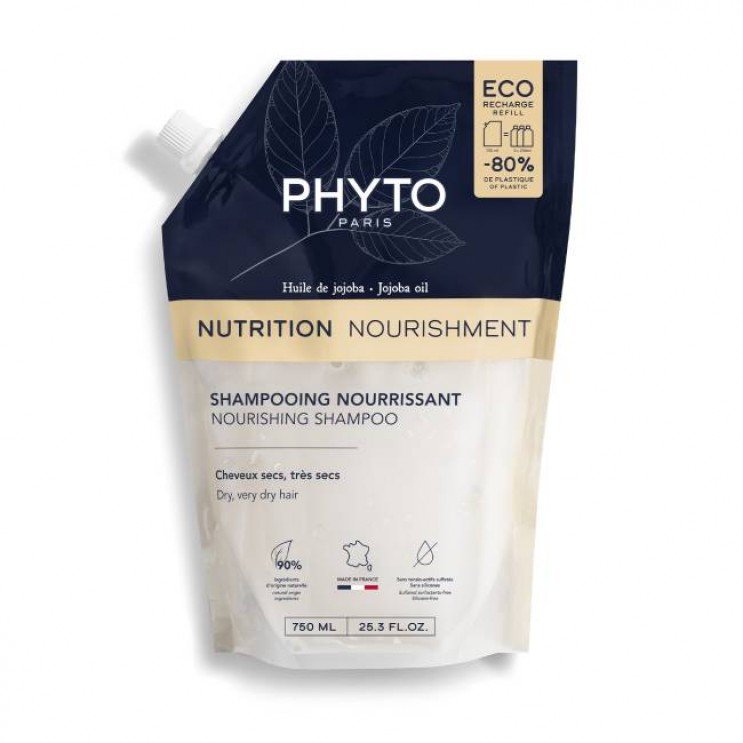 Phyto Phyto Nutrition Rech Shampoo 750ml | Ανταλλακτικό Σαμπουάν για Θρέψη