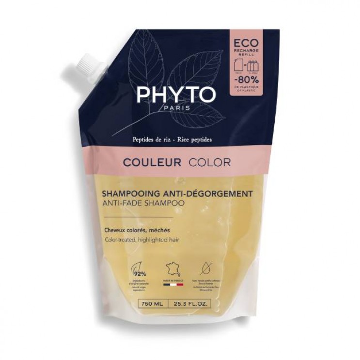 Phyto Phyto Couleur Rech Shampoo 750ml | Ανταλλακτικό Σαμπουάν Προστασίας Χρώματος για Βαμμένα Μαλλιά ΦΡΟΝΤΙΔΑ ΜΑΛΛΙΩΝ