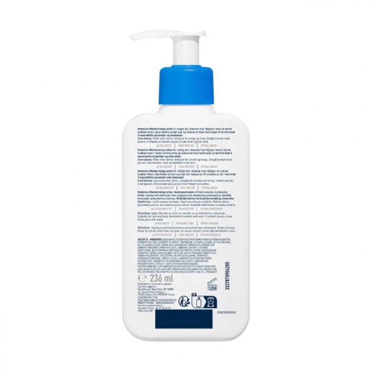 CeraVe Intensive Moisturising Lotion 236ml | Ενυδατική Λοσιόν για το Πολύ Ξηρό Δέρμα με Κνησμό