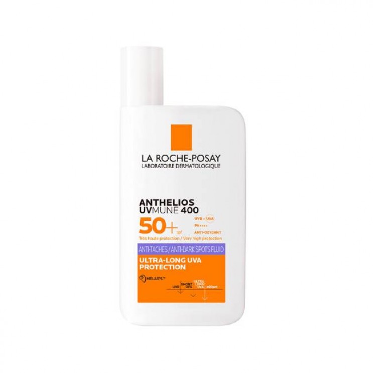 La Roche Posay Anthelios UVMune 400 Anti-Dark Spots Fluid SPF 50+, 50ml | Aντηλιακό Προσώπου που Διορθώνει τις Κηλίδες 