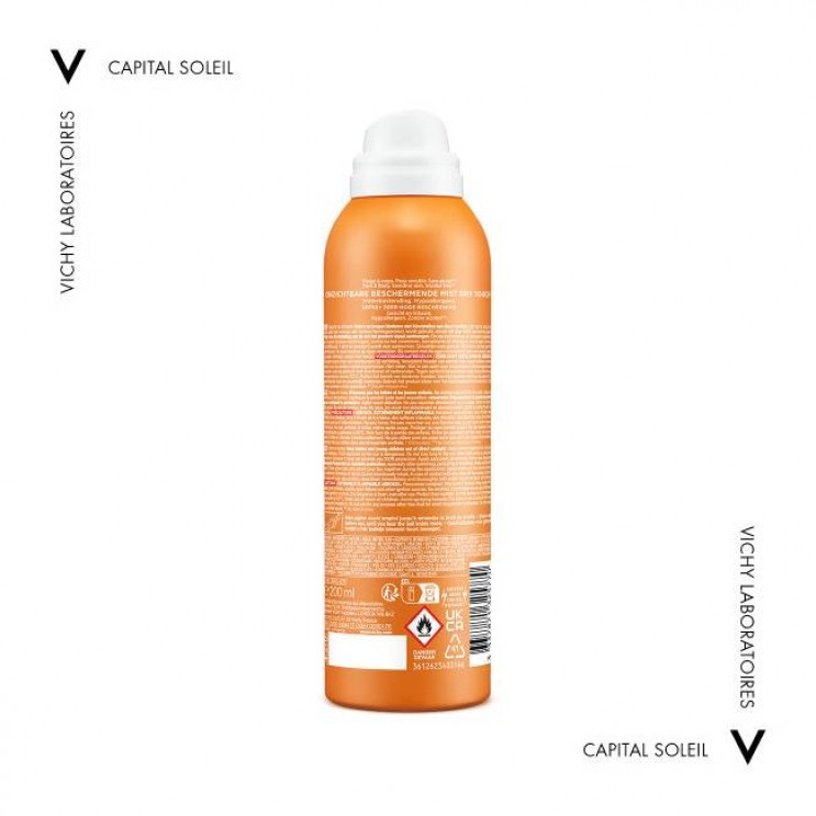 Vichy Capital Soleil Invisible Protective Mist 200ml | Αντηλιακό Ενυδατικό Mist Σώματος