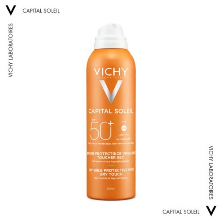Vichy Capital Soleil Invisible Protective Mist 200ml | Αντηλιακό Ενυδατικό Mist Σώματος