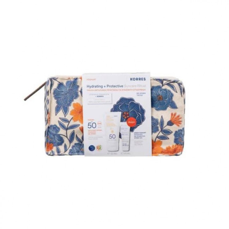 Korres Sunscreen Yoghurt Face Cream SPF50 Tinted Αντηλιακή Κρέμα Προσώπου Γιαούρτι με Χρώμα 50ml & Δώρο Greek Yoghurt Probiotic Gel-Cream Κρέμα Ενυδάτωσης Γιαούρτι 20ml