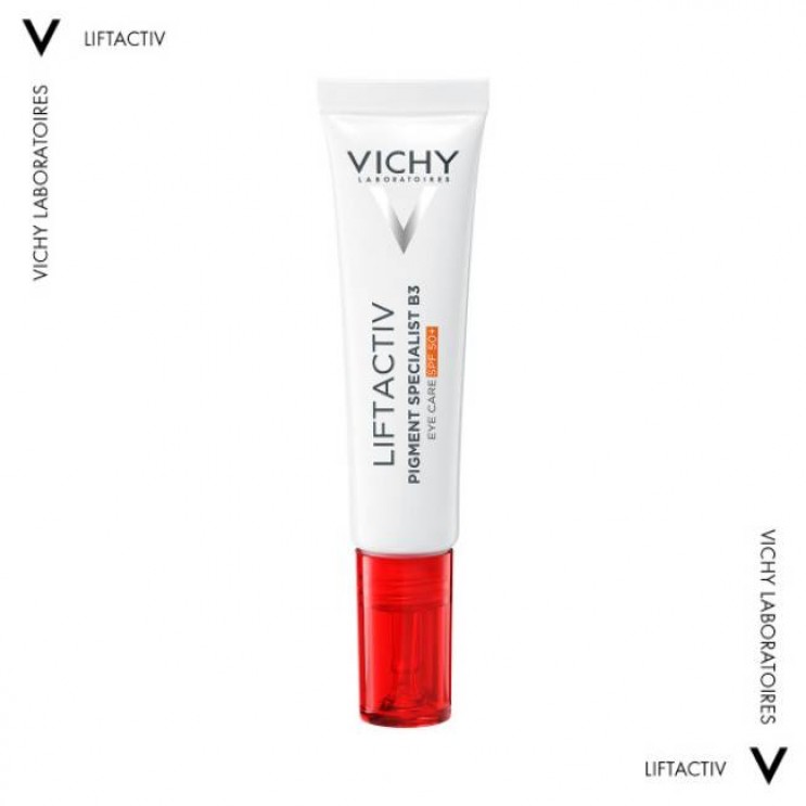Vichy Liftactiv Pigment B3  SPF50+, Eye Care 15ml | Κρέμα Ματιών Διορθώνει Κηλίδες & Μαύρους Κύκλους 