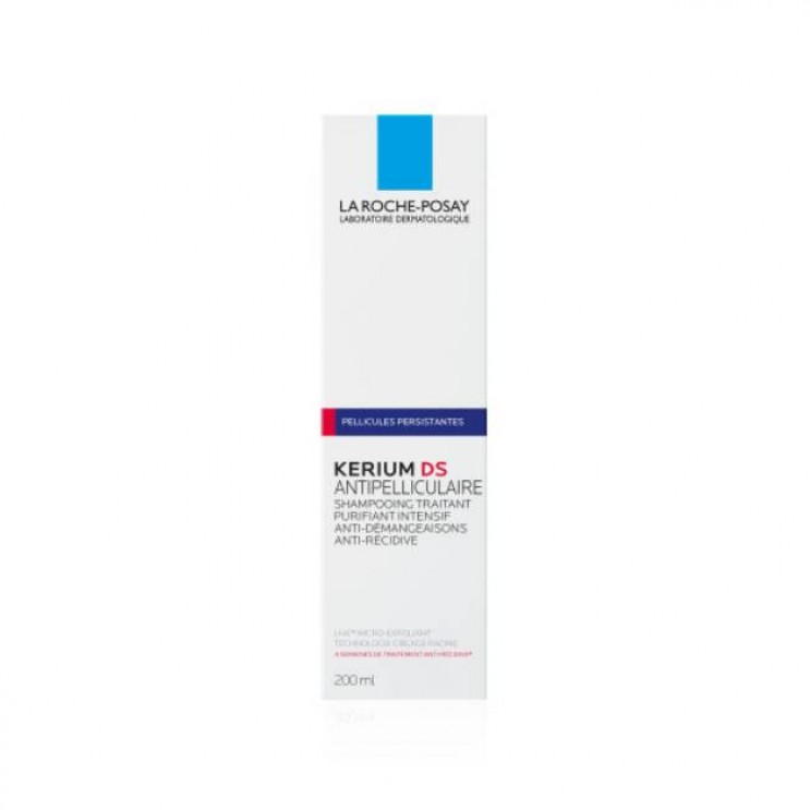 La Roche Posay Kerium Ds Anti-Dandruff 200ml | Σαμπουάν Εντατικής Μικροαπολέπισης κατά της Πιτυρίδας