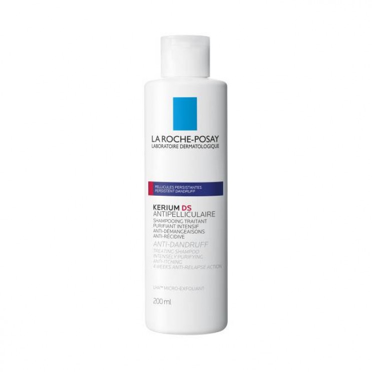 La Roche Posay Kerium Ds Anti-Dandruff 200ml | Σαμπουάν Εντατικής Μικροαπολέπισης κατά της Πιτυρίδας