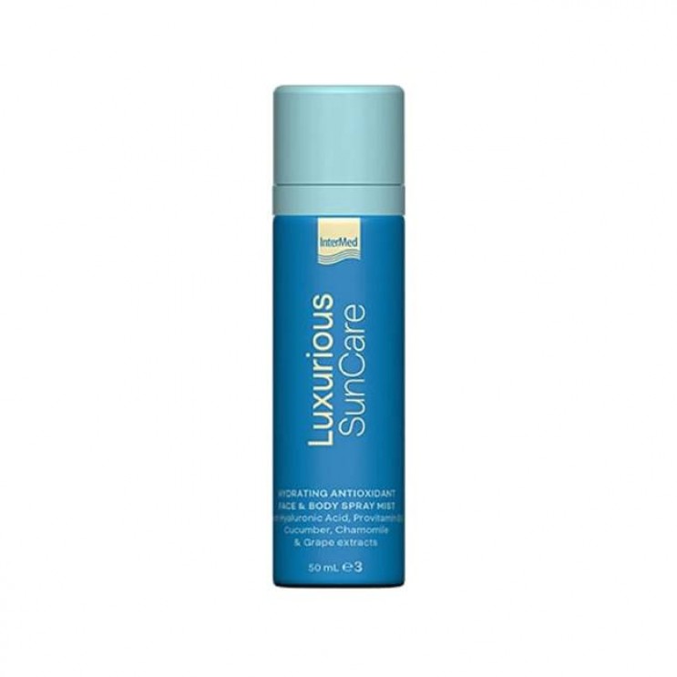 Intermed Luxurious Sun Care Hydrating Antioxidant Mist Face & Body 50ml | Ενυδατικό και Αντιοξειδωτικό Spray Προσώπου και Σώματος