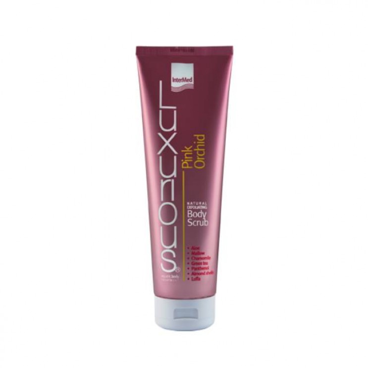 Intermed Luxurious Natural Exfoliating Body Scrub Pink Orchid 280ml | Απολεπιστικό Σώμα Pink Orchid