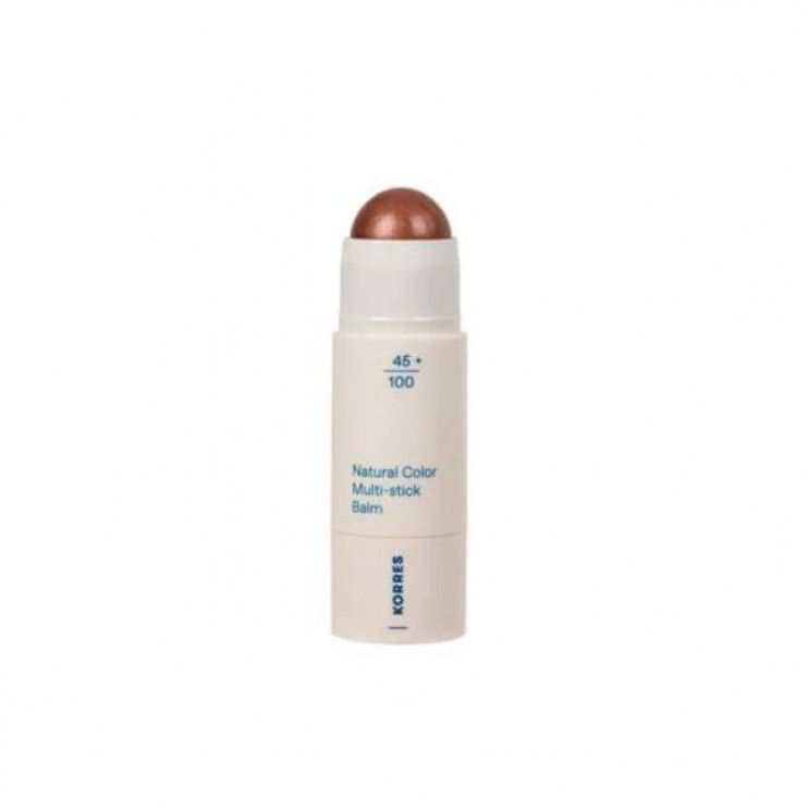 Korres Aegean Bronze Natural Color Multi-stick Balm Healthy Glow 4.5g |Multi Stick για Υγιές Χρώμα σε Ζυγωματικά και Χείλη