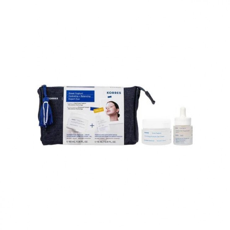Korres Greek Yoghurt Nourishing Probiotic Gel-Cream Ελληνικό Γιαούρτι Ενυδατική Κρέμα Ημέρας Ελαφριάς Υφής για Κανονικές-Μικτές Επιδερμίδες 40ml & Δώρο Probiotic Skin-Supplement Serum Ενυδατικός Ορός Προσώπου 15ml