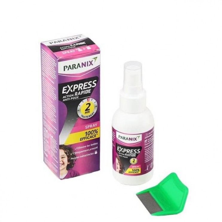 Paranix Express Spray 95ml | Αντιφθειρικό Σπρέι Ταχείας Δράσης & Χτένα   ΦΑΡΜΑΚΕΙΟ