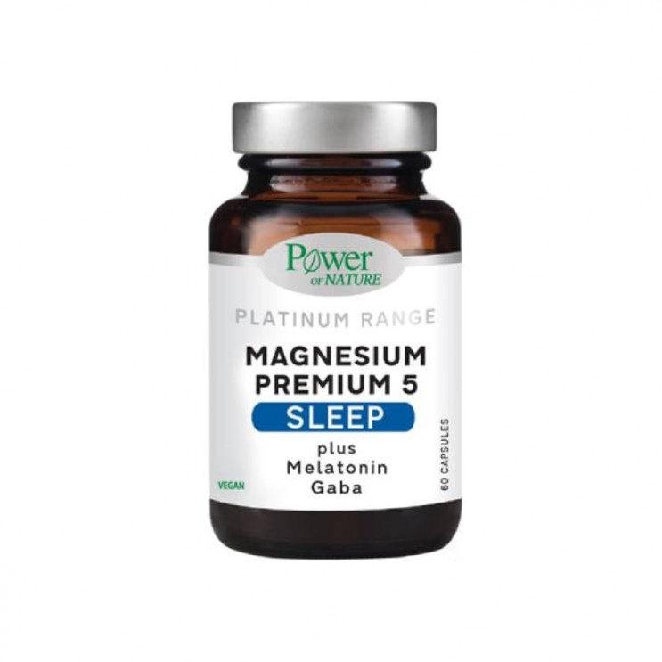 Power Health Platinum Range Magnesium Premium 5 Sleep 60caps | Συμπλήρωμα Διατροφής με Μαγνήσιο