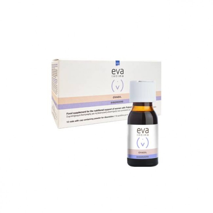 Intermed Eva Intima Ovasil 10vials x 10ml | Συμπλήρωμα Διατροφής σε Πόσιμο Διάλυμα για την Υποστήριξη Γυναικών με Σύνδρομο Πολυκυστικών Ωοθηκών