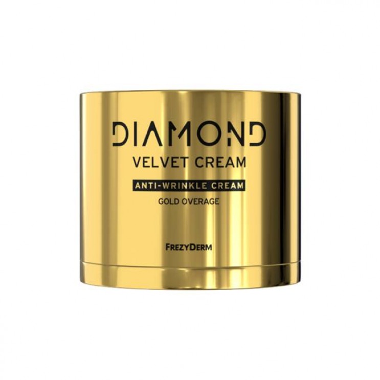 Frezyderm Diamond Velvet Anti-Wrinkle Cream Gold Overage 50ml | Υπερ-Ενισχυμένη Αντιγηραντική Κρέμα Προσώπου