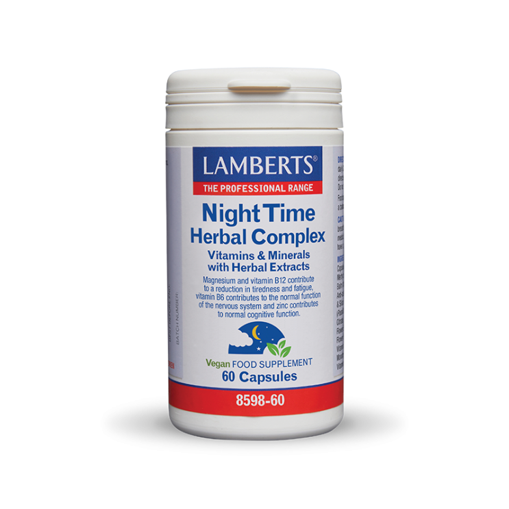 Lamberts Night Time Herbal Complex 60caps | Συμπλήρωμα Διατροφής για την Βελτίωση του Ύπνου