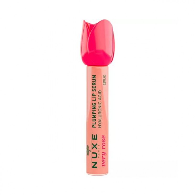Nuxe Very Rose Lip Plumping Serum 8ml | Ενυδατικό Serum Χειλιών για Άμεσο Όγκο με Υαλουρονικό Οξύ 