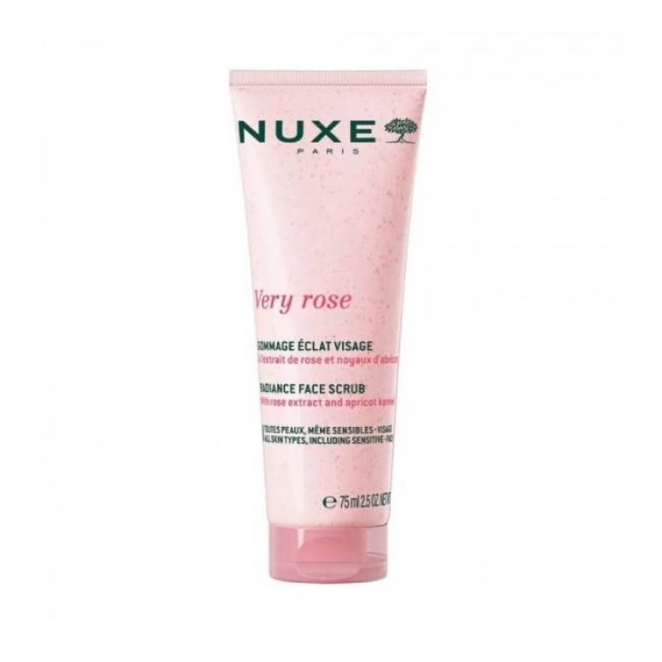 Nuxe Very Rose Radiance Face Scrub 75ml | Απολεπιστικό Προσώπου για Λάμψη 