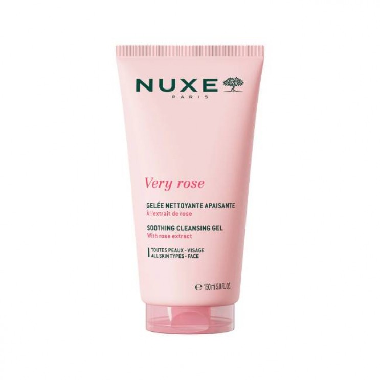 Nuxe Very Rose Soothing Cleansing Gel 150ml | Απαλό Τζελ Καθαρισμού Προσώπου 