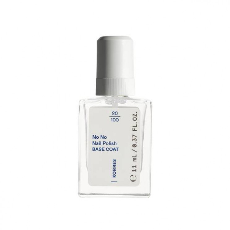 Korres No No Nail Polish Base Coat 11ml| Διάφανη Βάση Νυχιών 