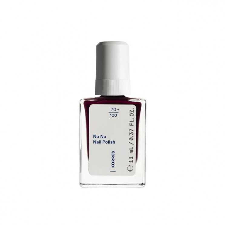 Korres No No Nail Polish 59 Burgundy Red 11ml | Βερνίκι Νυχιών 