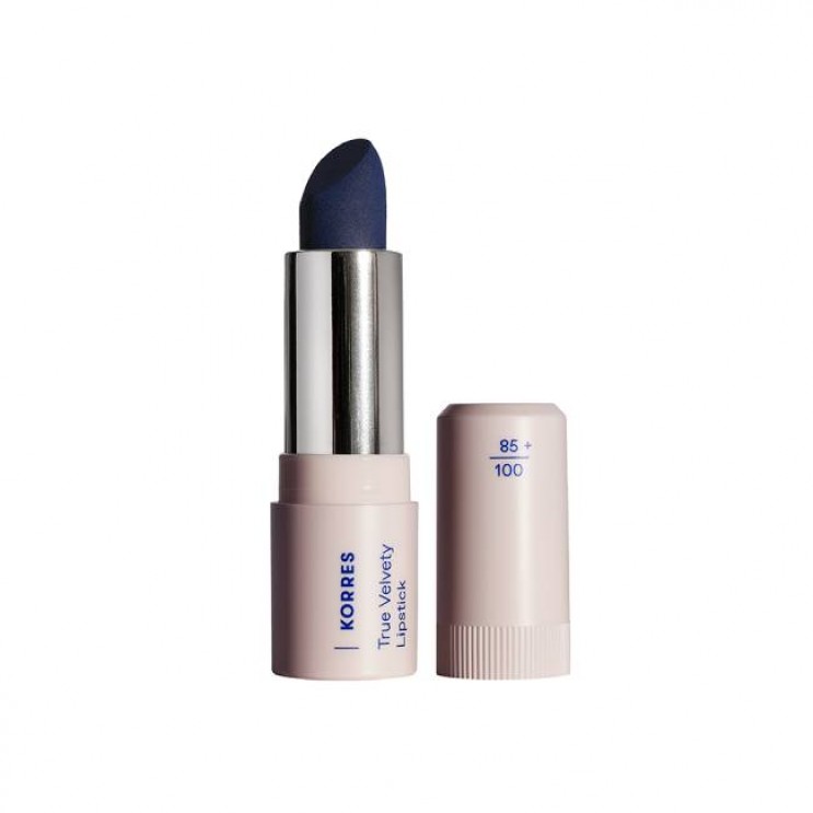 Korres True Velvety Lipstick 80 Aegean Blue 3g | Semi-Matte Κραγιόν