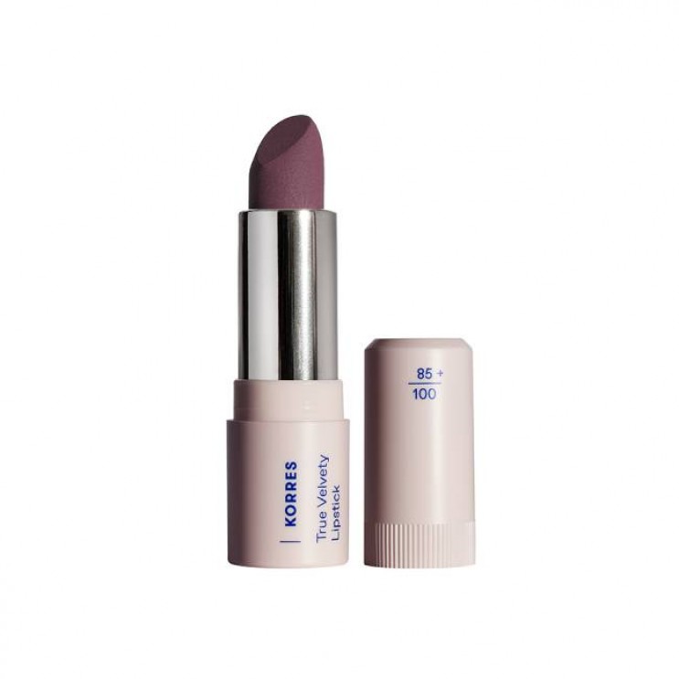 Korres True Velvety Lipstick 25 Plum Rose 3g | Semi-Matte Κραγιόν