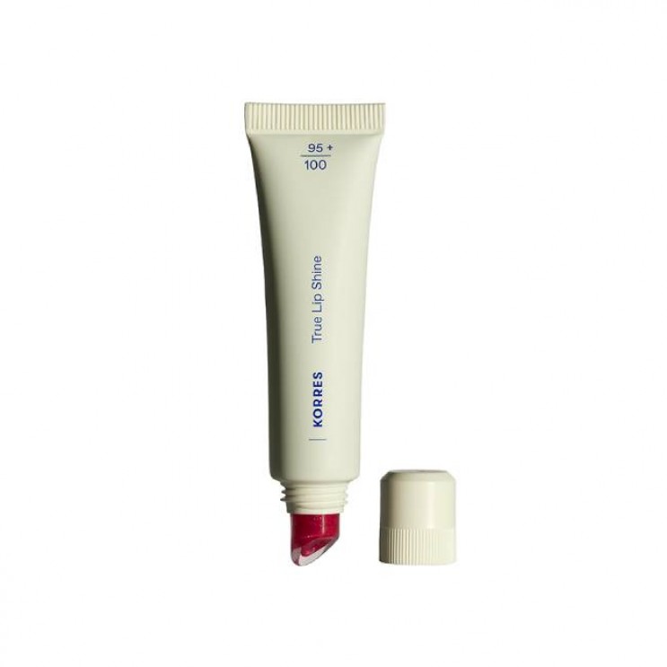 Korres True Lip Shine 52 Poppy Red 10ml | Balmy Lip Shine με Χρώμα για Λάμψη & Ενυδάτωση των Χειλιών
