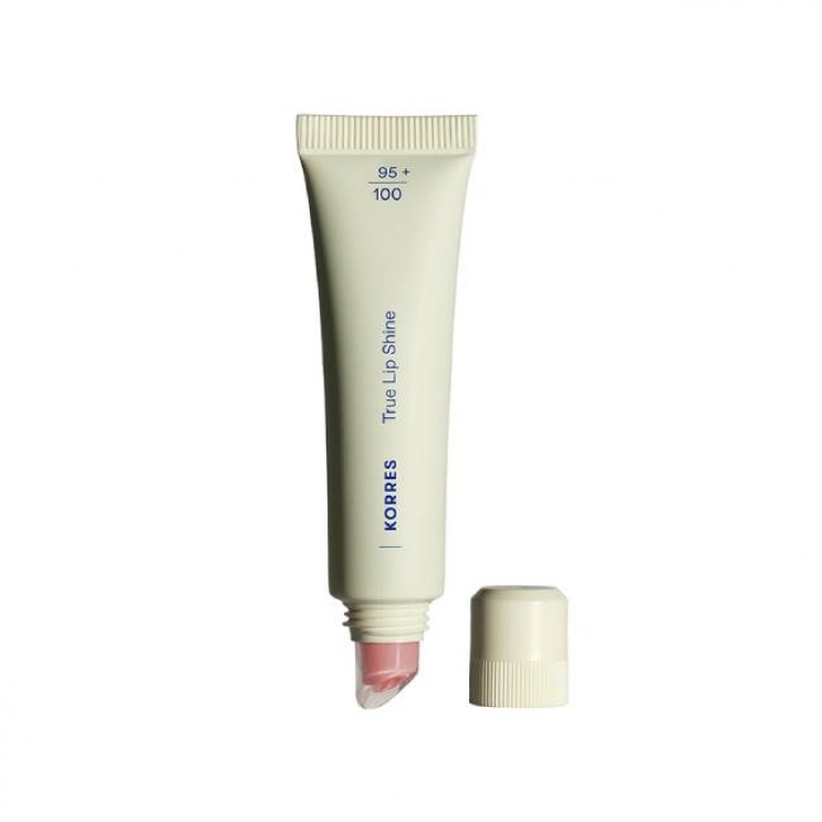 Korres True Lip Shine 12 Rosewater 10ml | Balmy Lip Shine με Χρώμα για Λάμψη & Ενυδάτωση των Χειλιών