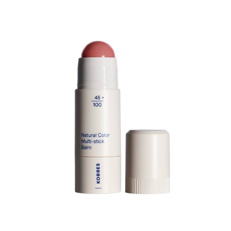 Korres Natural Color Multi-stick Balm 12 Petal Pink 4.5gr | Multi Stick για Υγιές Χρώμα σε Ζυγωματικά και Χείλη