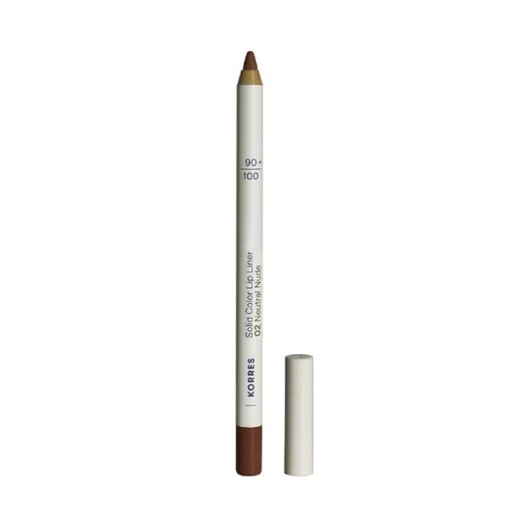 Korres Solid Color Lip Liner 02 Neutral Nude 1.2g | Μολύβι Χειλιών 