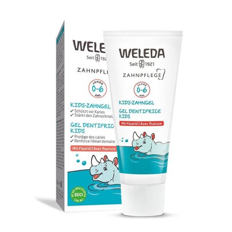 Weleda Kids Dental Gel 50ml | Παιδική Οδοντόκρεμα με Φθόριο 1000 PPM  εώς 6 ετών