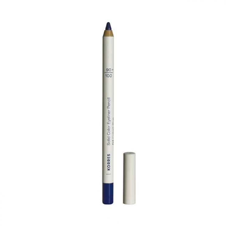 Korres Solid Color Eyeliner Pencil 04 Cobalt Blue 1.2g | Απαλό Μολύβι για το Περίγραμμα των Ματιών Μπλε 