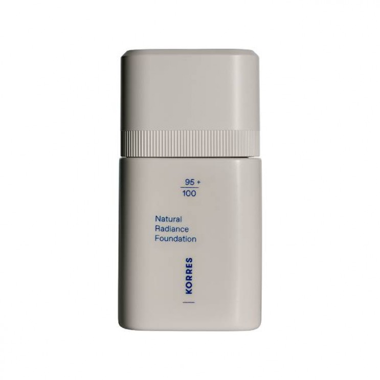 Korres Natural Radiance Foundation 03 Tan 30ml | Foundation Μεσαίας Κάλυψης με Serum-like Υφή, Σκούρα Απόχρωση